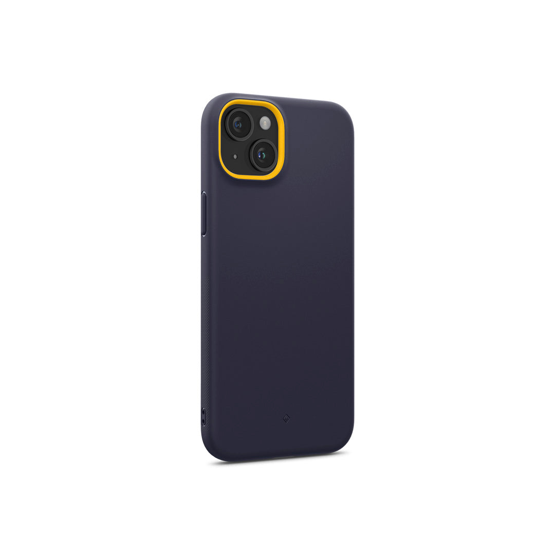 iPhone 15 Case Nano Pop Mag in blueberry navy color showing the back