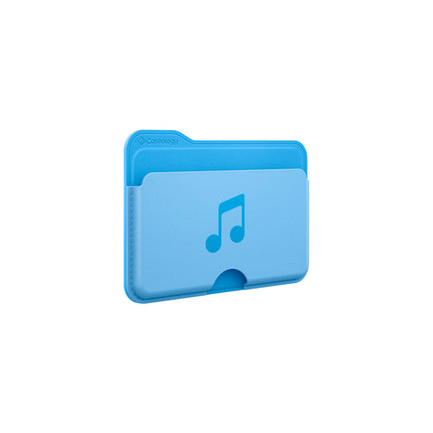 
  
    iPhone Cases -
  
 MagSafe Wallet Folder Pop Sky Blue - Music