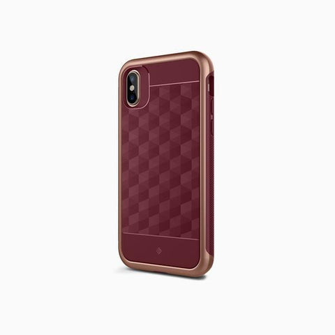
  
    iPhone Cases -
  
 iPhone Xs Parallax Burgundy