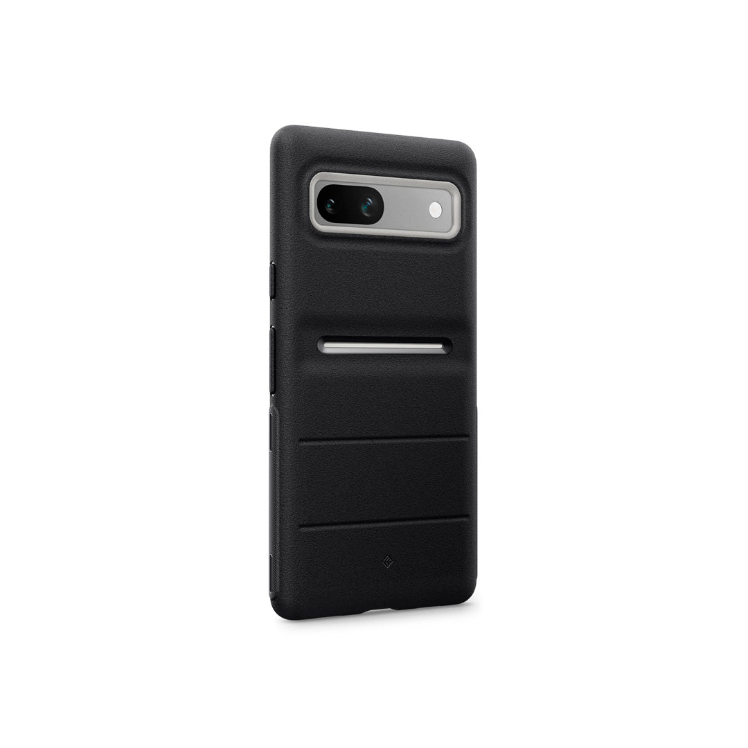 Pixel 7a Case Athlex in active black showing the back and partial side