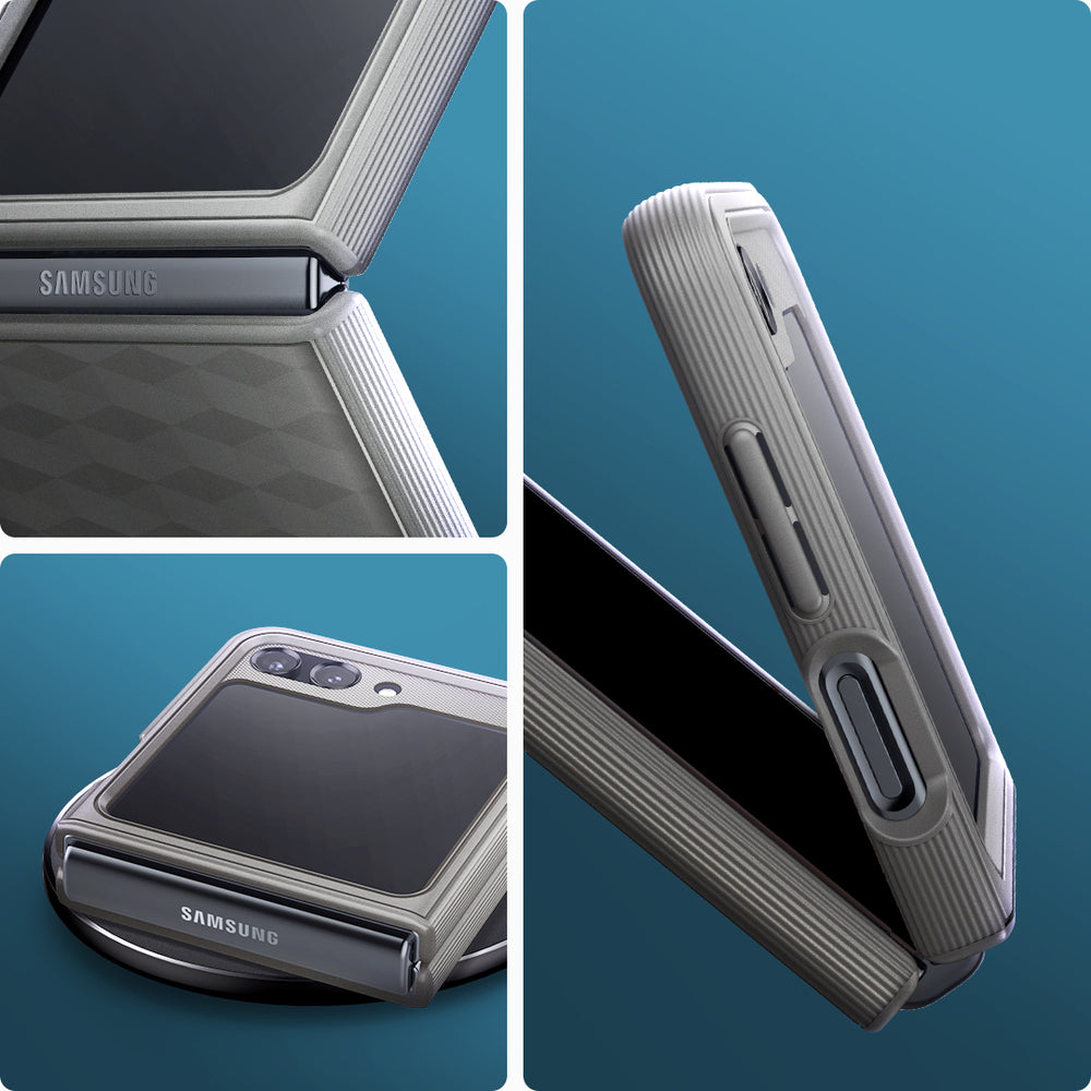 Galaxy Z Flip 5 Case Parallax - Caseology.com Official Site Ash Gray / in Stock