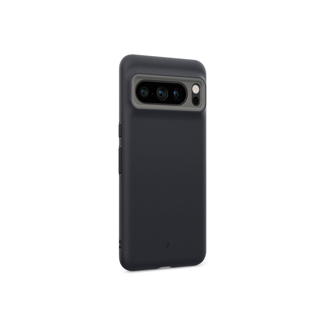 Pixel 8 Pro Case Nano Pop in black sesame showing the back and partial side