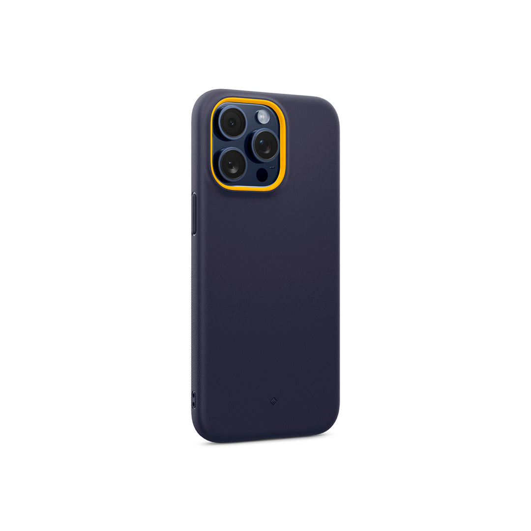 iPhone 15 Pro Max Case Nano Pop Mag in blueberry navy color showing the back