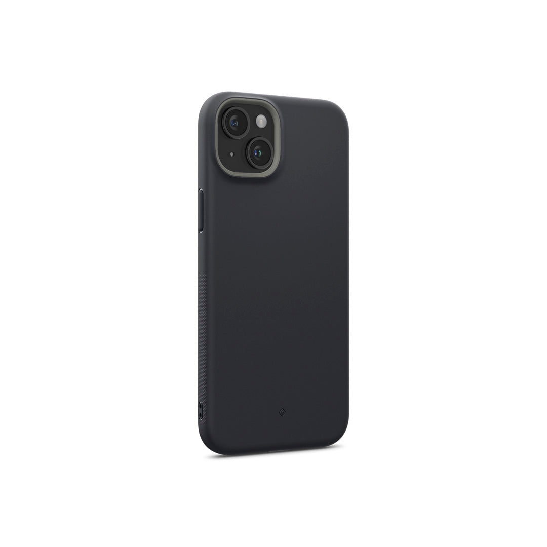 iPhone 15 Plus Case Nano Pop Mag in black color showing the back