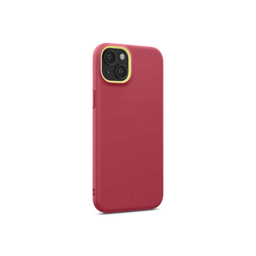 iPhone 15 Plus Case Nano Pop Mag in magenta color showing the back