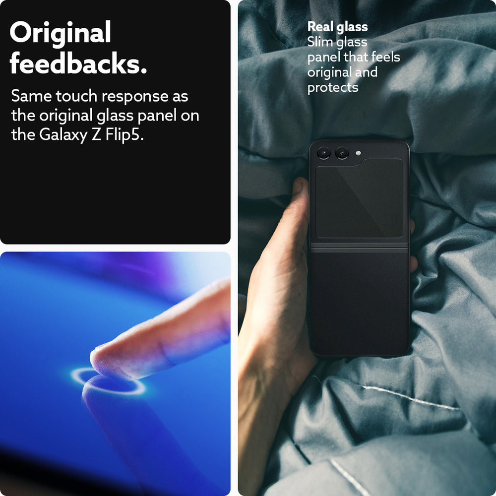 Galaxy Z Flip 5 Screen Protector Snap Fit (2P) - Caseology.com