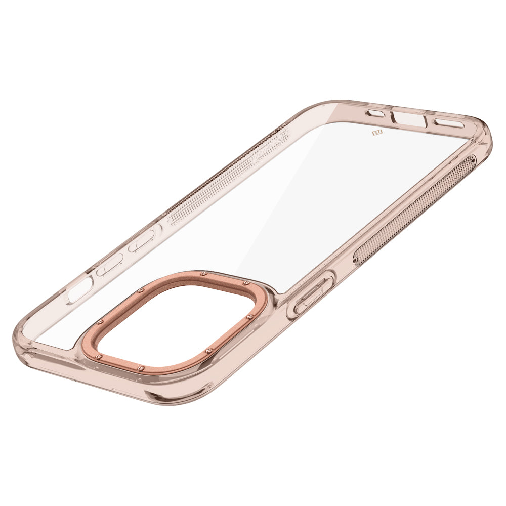 Caseology Skyfall Compatible with iPhone 13 Pro Max Case Clear for iPhone 13 Pro Max Clear Case (2021) for Women & Men - Royal Rose Gold