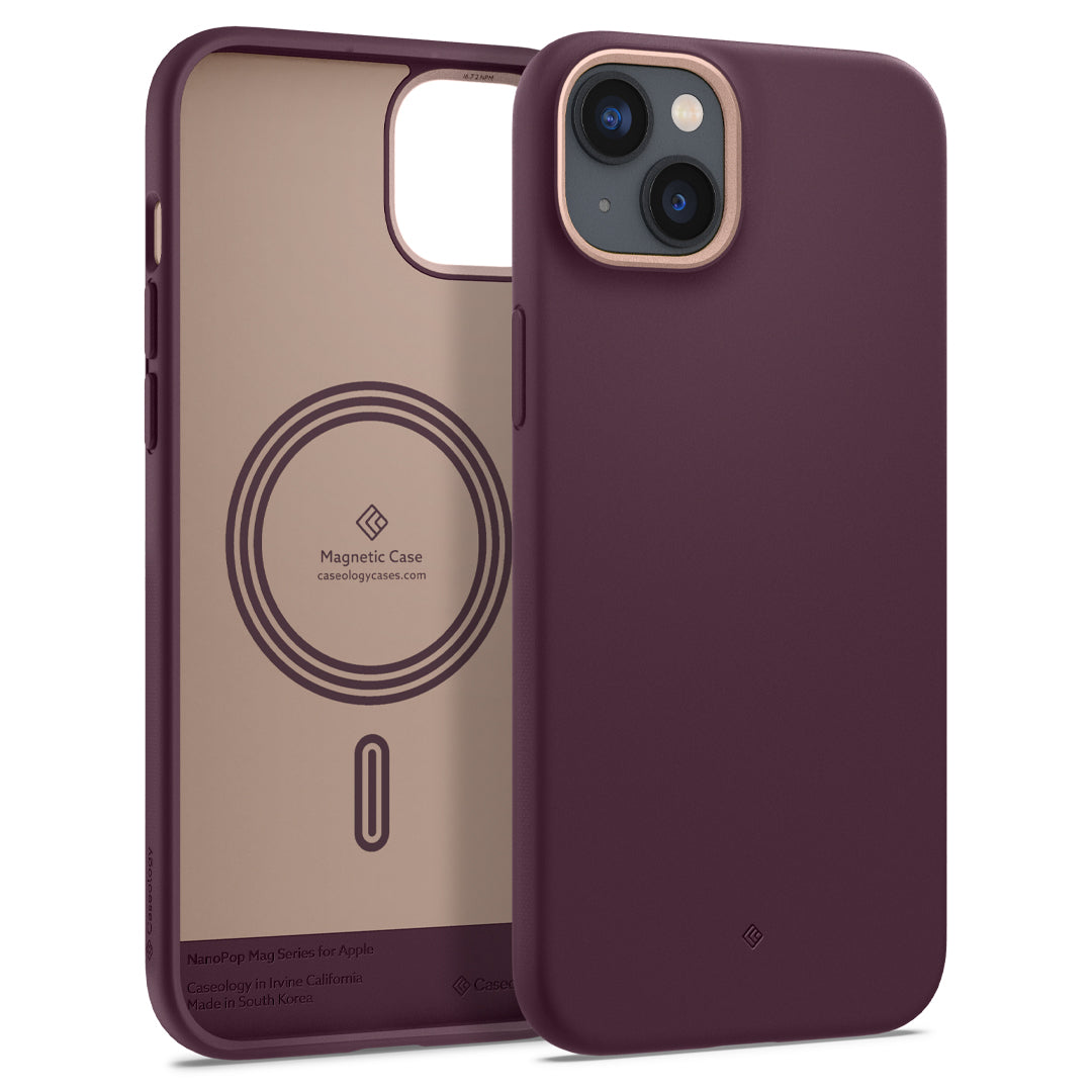Caseology Nano Pop Mag Case Compatible with iPhone 14 Plus - Blueberry Navy