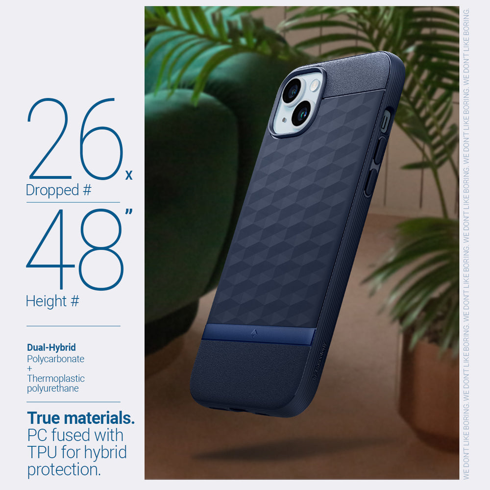 Caseology Parallax Mag Case Compatible with iPhone 14 - Midnight Blue