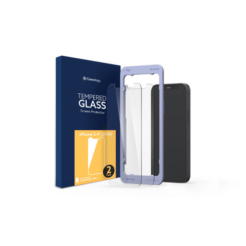 
  
 iPhone 12 Mini Glass Screen Protector 2-Pack
