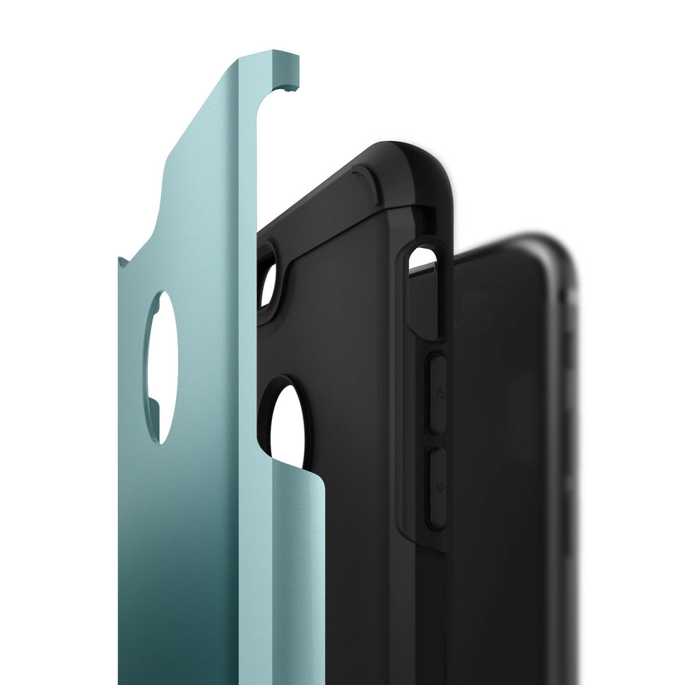 Caseology Legion Series iPhone 7 Plus Cover Case with Tough Rugged Heavy Duty Protection for Apple iPhone 7 Plus (2016) Only - Aqua Green